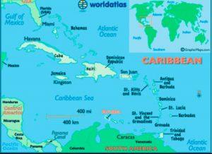 How far is Aruba from Antigua